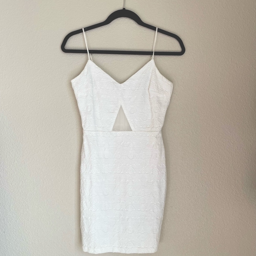 Zara white mini dress
